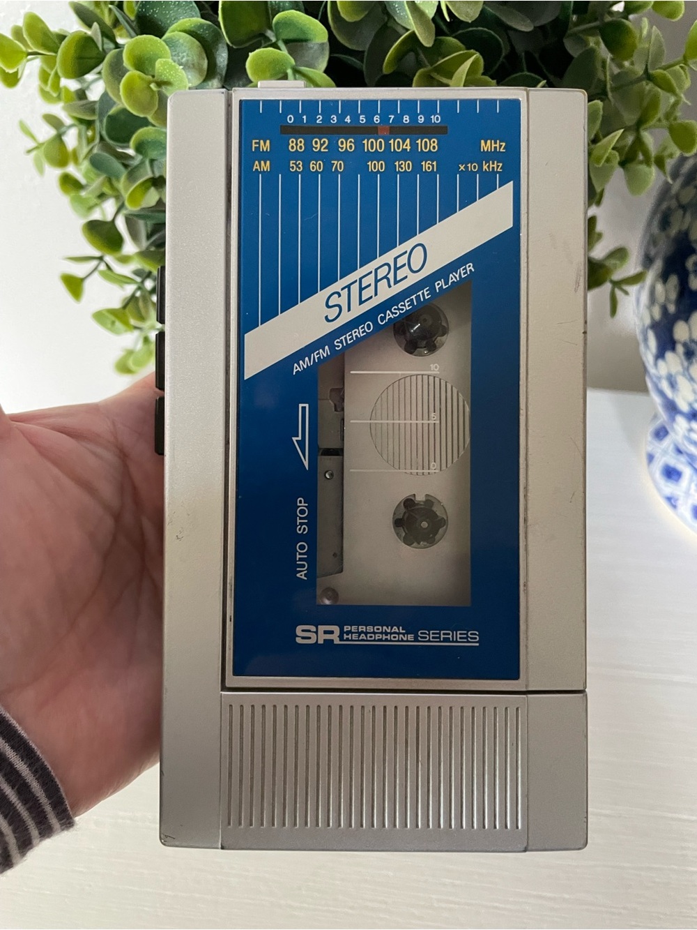 Sears Roebuck SR Series Cassette Player Vintage AM FM Radio Headphone Works